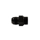 Fleece Performance Universal -10 to 7/8in-14 Straight Male Black w/ O-Ring