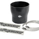aFe Magnum FORCE Intake Coupling Kit (3 IN ID to 2-1/2 IN ID x 3 IN L) Straight Coupler - Black