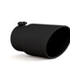 MBRP Universal Tip 6in O.D. Angled Rolled End 5 inlet 12 length - Black Finish
