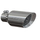 MBRP Universal Tip 4.5 O.D. Dual Walled Angled Rolled End 2.5 Inlet 12in Length - T304