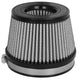 aFe MagnumFLOW Dry S Air Filter 5in. F x 5-3/4in. B x 4-1/2in. T (INV) x 3-1/2in. H