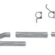 Diamond Eye KIT 4in Catback MFLR RPLCMENT PIPE Single AL: 01-05 CHEVY/GMC 6.6L 2500/3500
