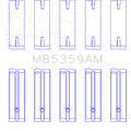 King Engine Bearings Mazda FE 2.0L Main Bearing Set