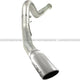 aFe MACHForce XP 5in DPF-Back Stainless Steel Exh Sys, polished tip,Ford Diesel Trucks 11-14 V8-6.7L