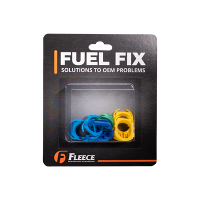 Fleece Performance Universal 11-26 Ford Powerstroke 6.7L Fuel Line Retaining Clips - 6 Pack