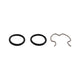 Wehrli GM Billet Heater Core Fitting Replacement Seal & Clip Kit