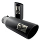 aFe MACHForce XP Exhausts Tips SS-304 EXH Tip 3In x 4Out x 12L Sgl-Ang Weld On