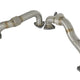 aFe Twisted Steel Header Up-Pipe 08-10 Ford Diesel Trucks V8-6.4L (td)