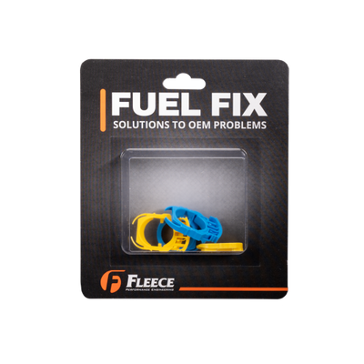 Fleece Performance Universal 11-26 Ford Powerstroke 6.7L Fuel Line Retaining Clips - 4 Pack