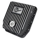 aFe POWER Transmission Pan Ford Trucks 80-92 (AOD Transmission)- Black w/ Machined Fins