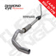 Diamond Eye KIT 5in Turbo Back SGL AL: 94-97 FORD 7.3L F250/F350 PWRSTROKE NFS W/ CARB EQUIV STDS