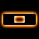 ORACLE Lighting Universal Illuminated LED Letter Badges - Matte Blk Surface Finish - D