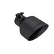 MBRP Black-Coated Tip 2.5in ID, 5in OD Out, 8in Length, Angle Cut, Dual Wall