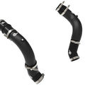 aFe BladeRunner 3in & 3-1/2in AL Hot and Cold Charge Pipe Kit Black RAM Diesel Trucks 25-26 L6-6.7L