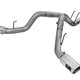 aFe Large Bore-HD 4in 409 Stainless Steel DPF-Back Exhaust w/Polished Tips 15-16 Ford Diesel Truck