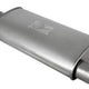 aFe Scorpion Replacement Alum Steel Muffler Double Layer 2-1/2in In/Out Center/Offset 18inL x9inW