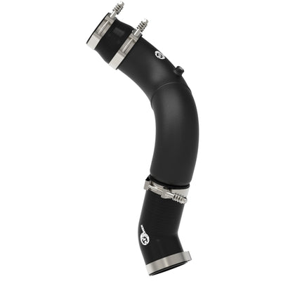 aFe BladeRunner 3-1/2in Aluminum Cold Charge Pipe Black RAM Diesel Trucks 25-26 L6-6.7L (td)
