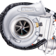 Fleece Performance HE400VG/HE451VE Turbocharger for Cummins ISX - 64mm