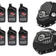 aFe Power Front/Rear Diff Cover Kit w/ Oil 11-19 GM Diesel Trucks V8 (AAM 9.25-12 & AAM 11.5-14)