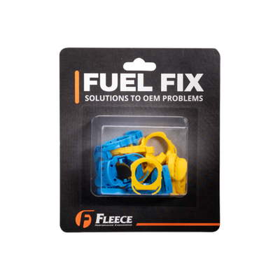 Fleece Performance Universal 11-26 Ford Powerstroke 6.7L Fuel Line Retaining Clips - 14 Pack