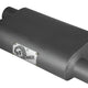 aFe Scorpion Replacement Alum Steel Muffler 2-1/2in In/Out Baffled Offset/Offset 13inL x10inW x4inH