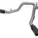 aFe LARGE Bore HD 4in Dual DPF-Back SS Exhaust w/Black Tip 16-17 GM Diesel Truck V8-6.6L (td) LML