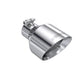 MBRP T304 SS Tip 2.5in ID, 5in OD Out, 8in Length, Angle Cut, Dual Wall