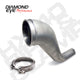 Diamond Eye KIT 4in Downpipe HX40 TURBO-DIRECT FLANGE W/ V-Band CLAMP AL DODGE 94-02