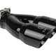 aFe Takeda 2.5in 304 Stainless Steel Clamp-on Exhaust Tip 2.5in Inlet 3in Dual Outlet - Black
