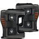 AlphaRex 17-19 Ford F-250/350/450/550 Super Duty LUXX-Series LED Proj Headlights Alpha-Blk SS/SBDRL