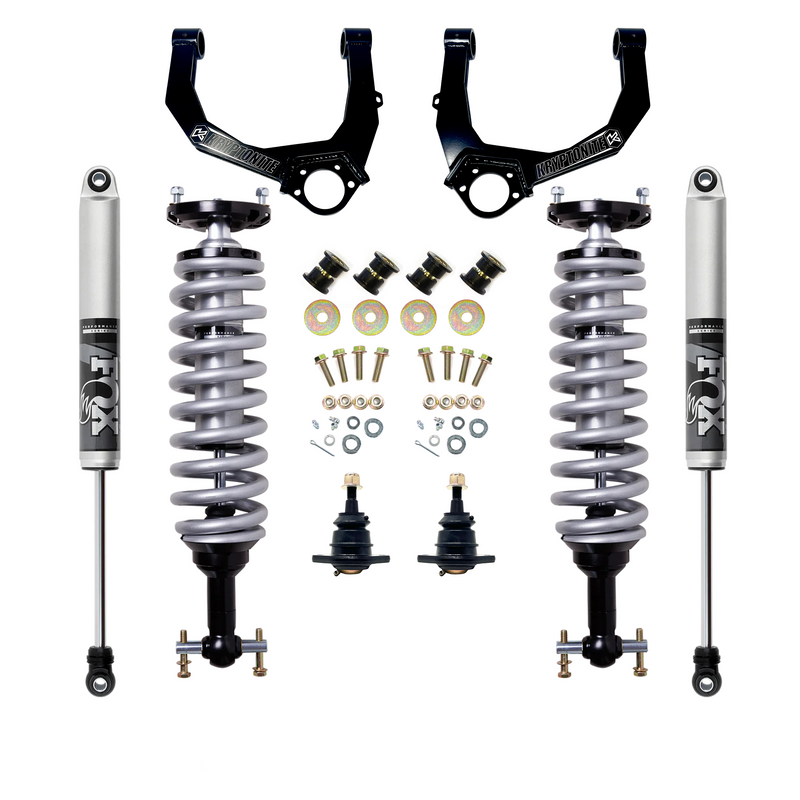 Kryptonite Stage 3 Leveling Kit with Fox 2.5 Shocks for 2019+ Chevy/GMC 1500
