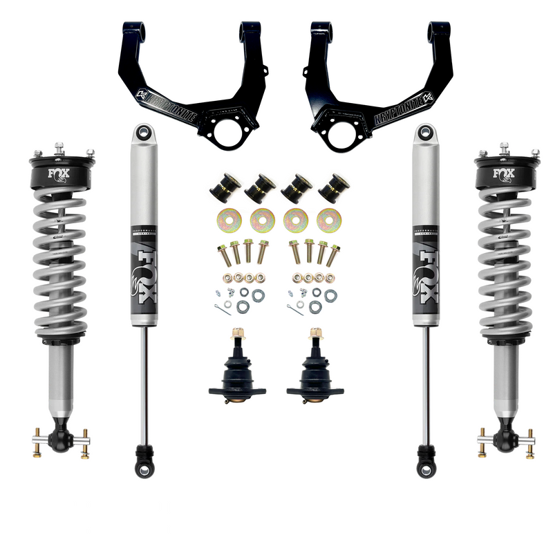 Kryptonite Stage 3 Leveling Kit with Fox 2.0 Shocks for 2019+ Chevy/GMC 1500 AT4/Trail Boss