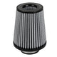 aFe MagnumFLOW Pro Dry S Air Filters 3-1/2 F x 6 B x4-1/2 T (INV) x 7 H in