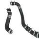 aFe BladeRunner 3in/3-1/2in Black Intercooler Tubes Hot/Cold 2017 GM Diesel Trucks V8 6.6L (td) L5P