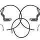 Carli 05-07 Ford F250/350 SD Hardware Braided Brake Lines 4.5in System