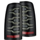 AlphaRex 99-06 Chevrolet Silverado Sierra LUXX-Series LED Tail Lights Alpha-Black