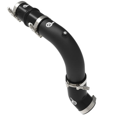 aFe BladeRunner 3in Aluminum Hot Charge Pipe Black RAM Diesel Trucks 25-26 L6-6.7L (td)