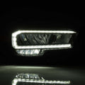 AlphaRex 16-23 Toyota Tacoma LUXX-Series LED Crystal Headlights - Alpha-Black