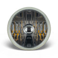 Oracle 7in Sealed Beam Glass Lens Headlight  Non-Halo-Compatible with H4 LED Bulbs
