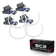 Oracle Chevy Silverado 07-13 Halo Kit Round Style - ColorSHIFT w/ BC1 Controller