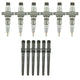 Industrial Injection 03-04 Cummins 5.9L Reman Stock Injector Pack w/Connecting Tubes - Set of 6